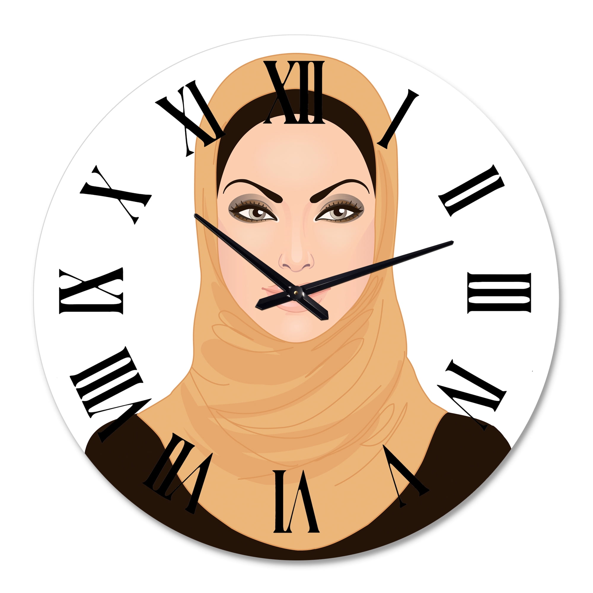 Designart 1 in Quartz Modern/Contemporary Wall Clock