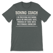 Funny Boxing Coach Shirt - I Do Precision Guesswork