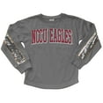 thumbnail image 2 of Girls Youth Gameday Couture  Gray North Carolina Central Eagles Guess Who's Back Long Sleeve T-Shirt, 2 of 3