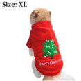 thumbnail image 2 of XL Ropa para perros, sudadera con capucha para perros cachorros con sombrero, encantadora sudadera con capucha navideña para mascotas, ropa, 2 of 5