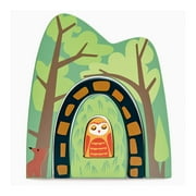 Tender Leaf Toys - Forest Tunnels - Stacking Forest Tunnel Train Set Accessories - Developing Matching and Color Recognition Skills for Age 3+
