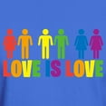 thumbnail image 3 of CafePress - Love Is Love Dark T Shirt - Men's Classic Graphic Cotton T-Shirt, 3 of 4