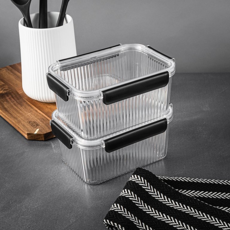 Thyme & Table 2 Pack 7 Cup Food Storage Containers, Airtight