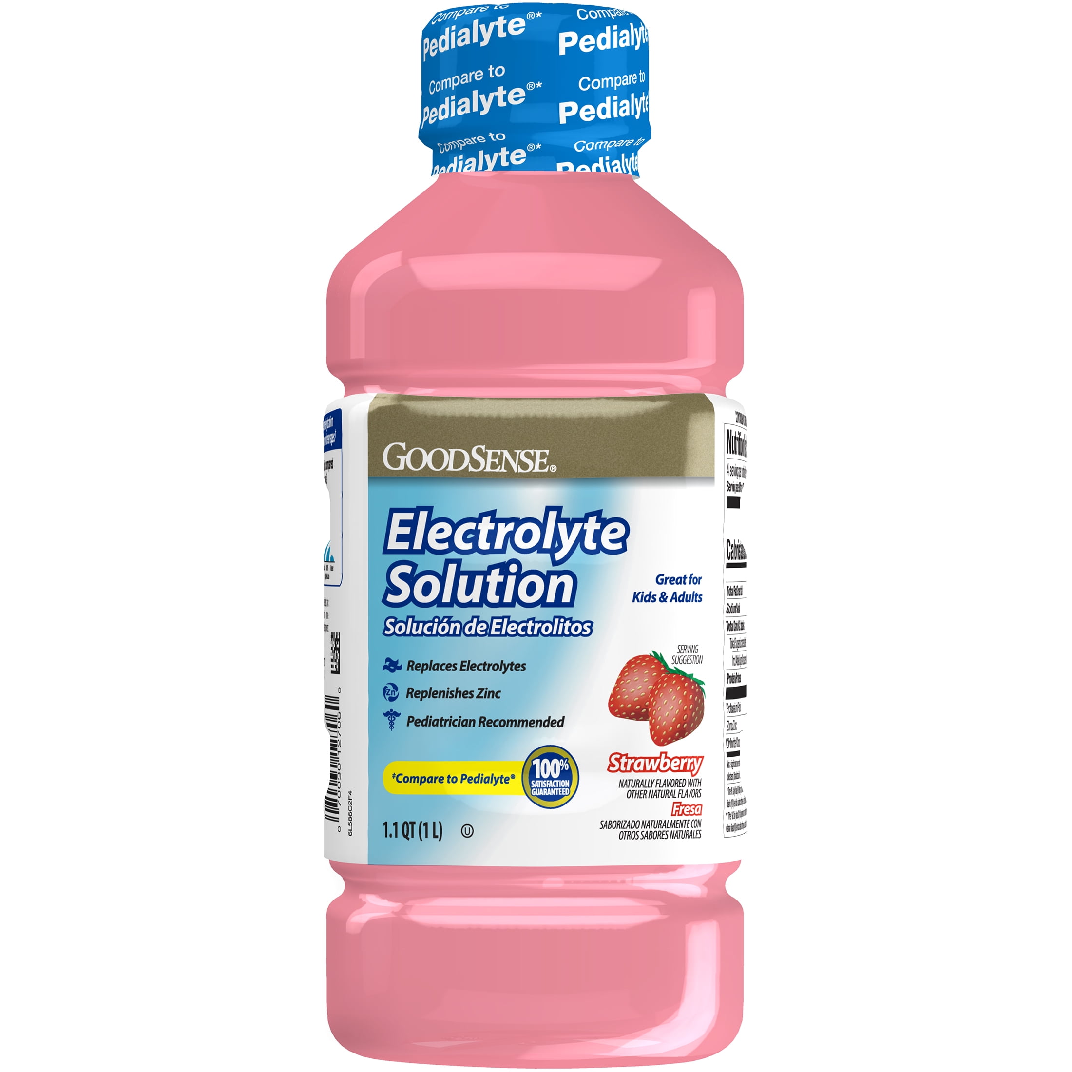 Good Sense Electrolyte Solution, Strawberry Flavored, 1 Liter