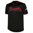 thumbnail image 2 of Men's Profile Black Atlanta Braves Big & Tall Pop Fashion Jersey, 2 of 3
