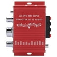thumbnail image 4 of Miniamplificador digital para automóvil Reproductor de audio Hi-Fi, música, CD, DVD, MP3 y FM (rojo), 4 of 9