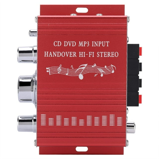 Bewinner Mini Car , Digital Audio Four Channel , HiFi Audio Music CD DVD MP3 Player For Cars / Motorcycles With DSP Electronic Keyboard Controls