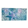 thumbnail image 2 of Amzcrzy Polyester Ocean Elements Beach Towel Oceans-Themed Beach Towel Starfishs Seashells and Sea Turtle Fast-Drying Absorbent Bath Towel Microfiber Beach Towel Non-Functional Blankets, 2 of 6