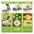 thumbnail image 2 of Rallador Cortador Rebanador Picador De Verduras Fruta 16 En1 Xtellar verde, 2 of 3