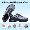 thumbnail image 3 of HI HATIDE Men's Orthotic Walking Shoes Wide Toe Box Arch Support Size 9, 3 of 9