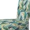 thumbnail image 4 of Designart "Mirage Amidst Tropical Palms I" Green Tropical Upholstered Accent Chair - Tropical Arm Chair For Living Room, 4 of 5
