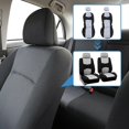 thumbnail image 2 of Simple Car Seat Covers Breathable Cloth for Car Use 4Pcs Set, 2 of 5