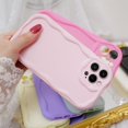 thumbnail image 6 of Compatible with iPhone 11 Pro Max 6.7 inch Cute Kawaii Curly Cream Frame Shape Soft Silicone Shockproof Protective Phone Case Cover for Women Girls Light Pink, 6 of 15
