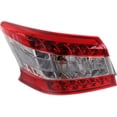 thumbnail image 5 of For 13-15 Sentra Outer Taillight Taillamp Rear Brake Light Lamp w/Bulb Set Pair, 5 of 5