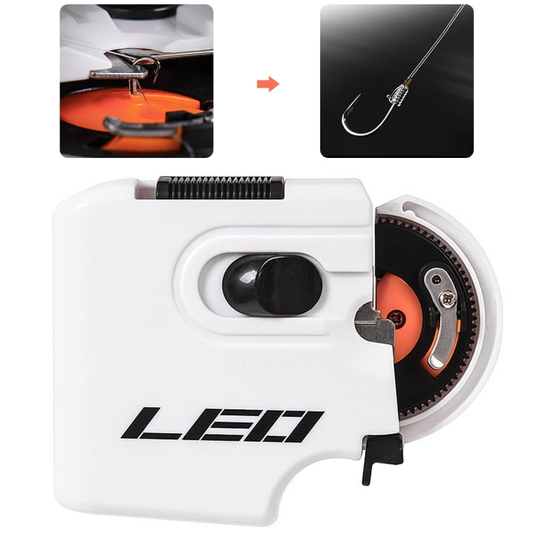 automatic electric fishing hook tier Portable Fast Fishing Hooks Machi  theherofishing Its made from durable PC/ABS material and has an ergonomic design for comfortable handling Fishing Line Hook Tier Machine