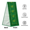 thumbnail image 3 of JOOCAR St. Patrick's Day Table Runner, Plaid Gold Edge Shamrock 13x72 Inch Table Runner for St. Patrick's Day Kitchen Dining Table Table Holiday Decoration, 3 of 5
