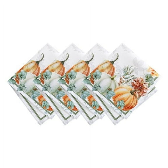 Pumpkin Harvest Vine Napkins, Set of 4
