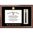 thumbnail image 1 of Campusimages MI996PMHGT Eastern Michigan University Tassel Box and Diploma Frame, 1 of 2