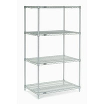 Nexel 18245C Nexel Chrome Wire Shelving, 24"W X 18"D x 54"H