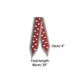 thumbnail image 2 of INSPIRE CHIC Foulard Mince Élégante pour Femme Ruban Bande pour Cheveux Sac à Main Poignée Foulard de Cou Pois Rouges, 2 of 5