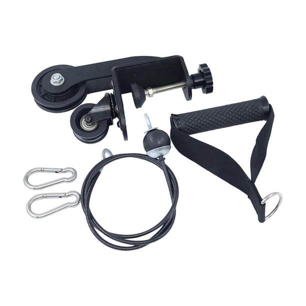 Mesa de entrenamiento de lucha de brazos con sistema de poleas y cable, entrenamiento de antebrazos y muñeca Estilo D