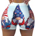 thumbnail image 2 of Honeii Cute Gnomes in USA1 Print Women's Workout Shorts, Gym Shorts for Active Wear, Sports Shorts,Women's Running Shorts,Quick Dry Athletic Shorts-XX-Large, 2 of 8