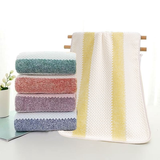 Toalla de manos de terciopelo de microfibra 13x29in | Ultra Suave y Altamente Absorbente | Secado rápido sin pelusa | Baño polivalente, gimnasio, viajes, hotel | Amarillo, Verde, Azul, Rojo, Púrpura