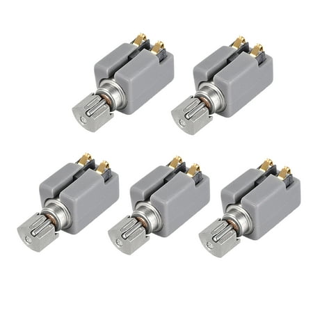 Micro Mini Hollow Cup Vibration Motors DC 3V 100mA 8000RPM Cell Phone Vibrating Motor with Gray Shell 13x4mm 5pcs