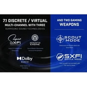 Sound Blaster X4 External Sound Card