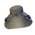 thumbnail image 3 of Sombrero con ventilador solar, con 2 ventiladores solares, protección de , sombrero de pesca para pesca al libre, 3 of 8