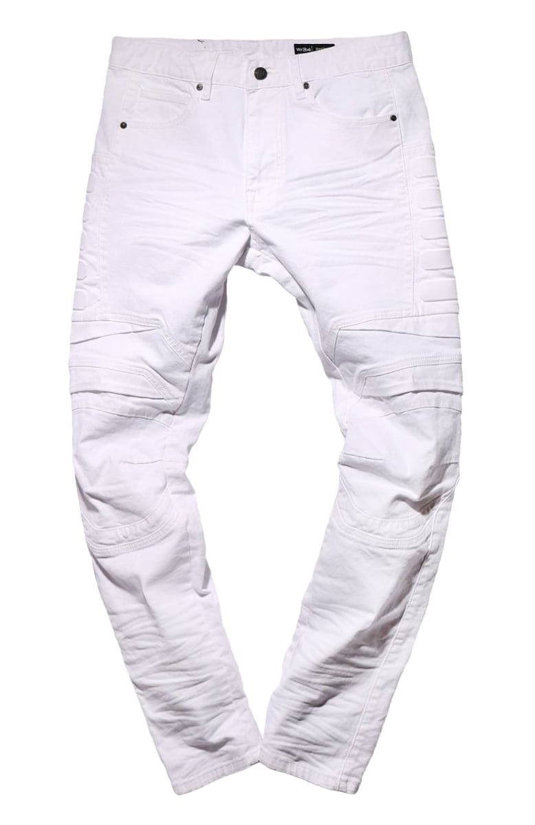 white smoke rise jeans