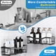 thumbnail image 3 of Organizador de Ducha Adhesivo para Almacenamiento de baño y decoración del hogar y Organizadores de Cocina y Almacenamiento Paquete de 2 Organizadores de baño de Acero Inoxidable de Gran Capacidad, 3 of 5
