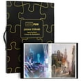 thumbnail image 1 of LOTMOFUN Puzzle Storage Folder for 1000 Pieces, Portable Large Capacity Jigsaw Puzzle Organizer with 25 Pockets for 50 Sets Puzzle Folder, Dustproof, 1 of 6
