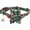 A Flower-Green, variant on Mumup 1/2Pcs Christmas Cat Collar with Bow Tie Flower Sailor Bowtie Breakaway Safety Detachable Plaid Kitten Cats Pet Cute B Sailor Bow from 7" to 11", width 0.4"