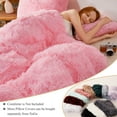 thumbnail image 6 of Kqpoinw 4 Piece Plush Duvet Cover Set, Luxury soft velvet plush bedding set, plush duvet cover with 2 pillowcases, zip closure, 6 of 6