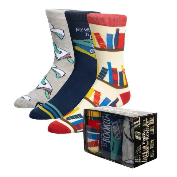 SmartyPants Crew Socks (3-Pack Box Set)