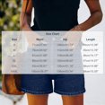thumbnail image 3 of XPMWRP Women's High Waisted Denim Shorts Classic Straight Leg Casual Jean Shorts with Pockets for Everyday Wear Black M, 3 of 9