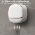thumbnail image 6 of Soap Holder Dish Shower, Bar Soap Holder with Drainage, Self Draining Soap Holder, Wall Mounted Soap Box Tray Container for Bathroom, Bathtub Kitchen Sink, 1 Pcs, 4.72x1.96x4.52", 6 of 9