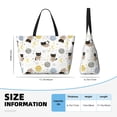 thumbnail image 4 of Coaee Cute Cat for Beach Travel Bag, Family Vacation Bag, Multi-Functional Beach Bag, Large Capacity Portable, 4 of 7