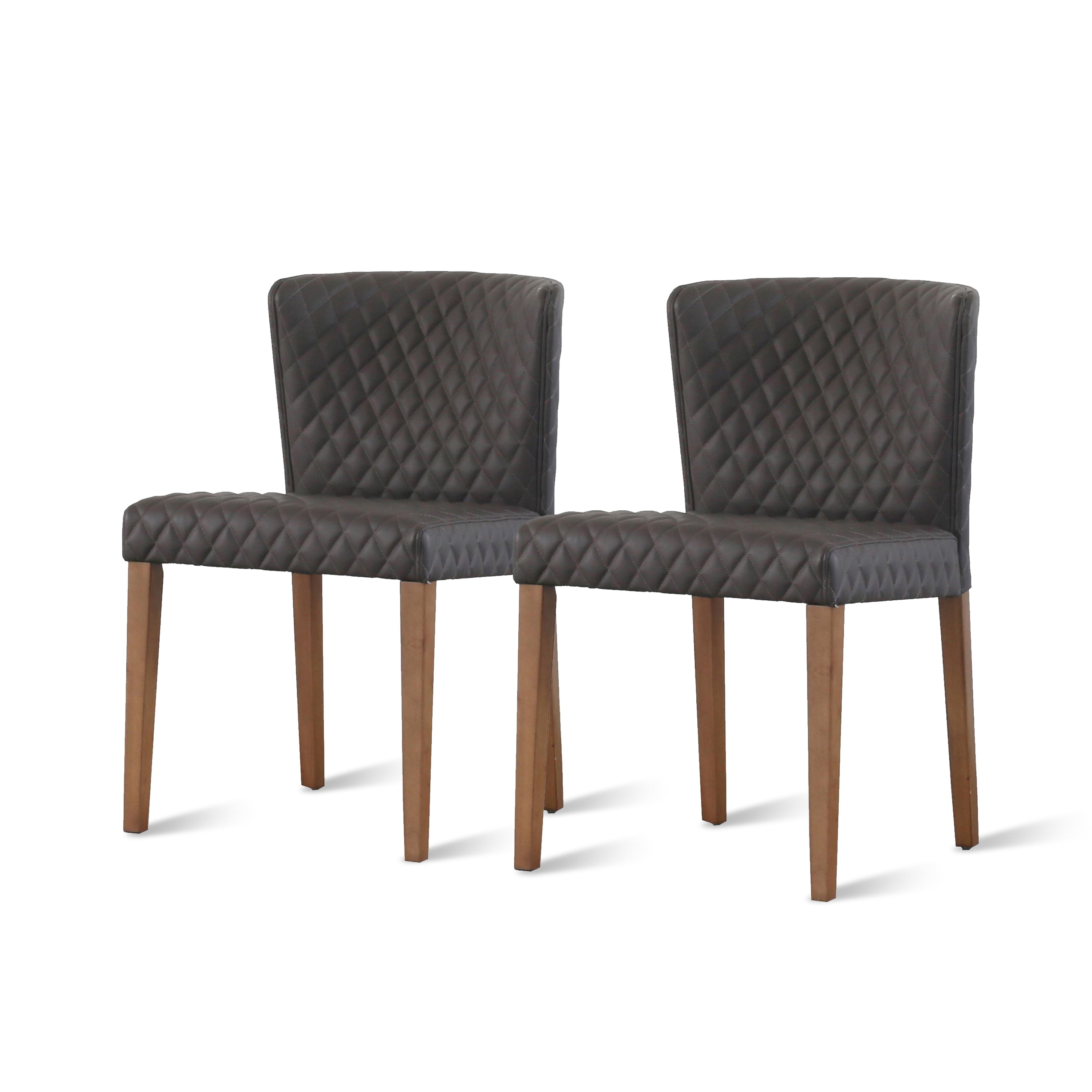 Albie Diamond Stitching Pu Leather Chair Walmart Com Walmart Com