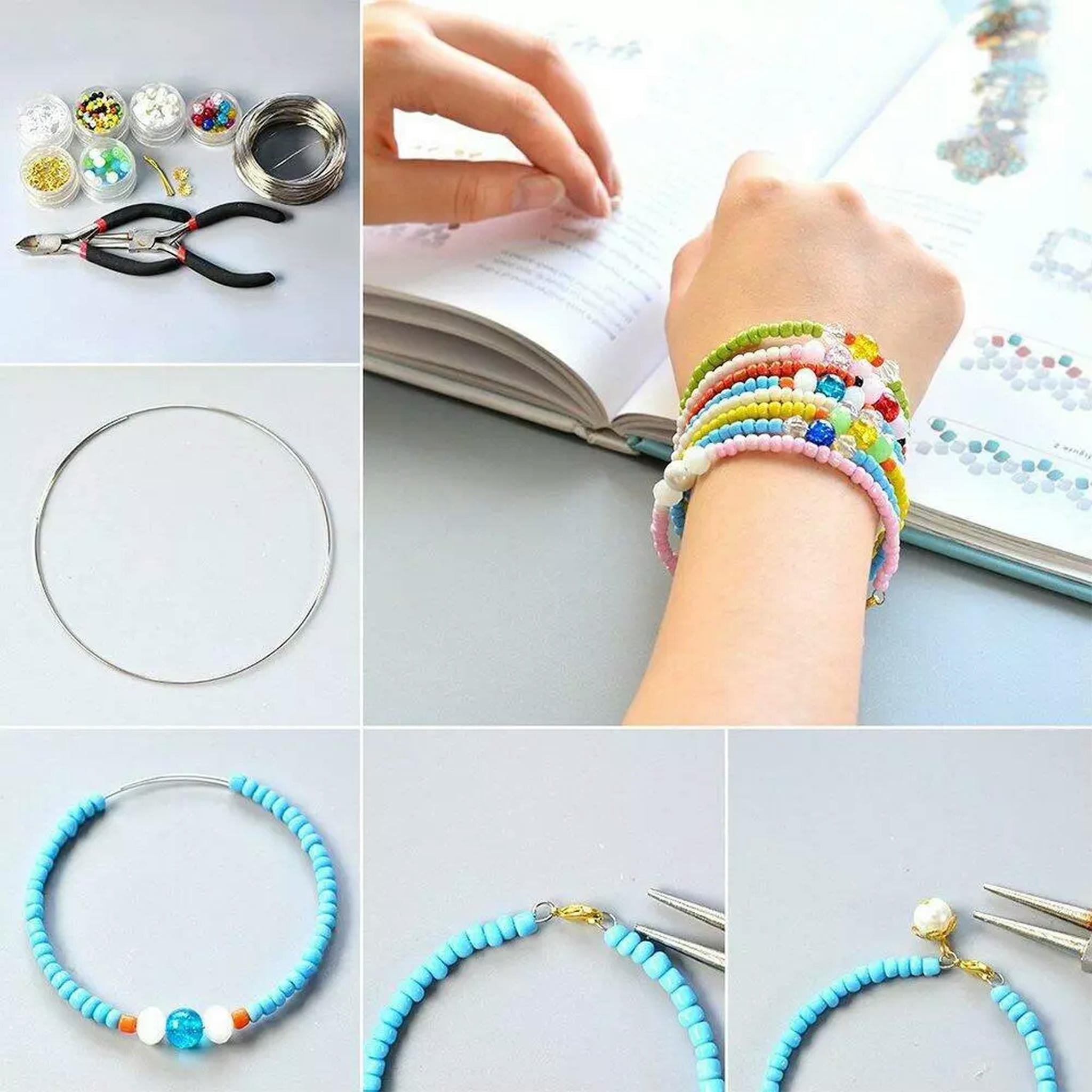 U8MO 6500pcs 6/0 Ceylon Pearl Luster Round Glass Tiny Beads Smooth Loose Spacer 3x4mm