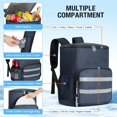 thumbnail image 4 of Mochila Cooler OCKLILY, 36 L, aislante, a prueba de fugas, azul, 4 of 7