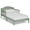 Meadow Green, variant on Dream on Me Sydney Toddler Bed, White