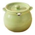 thumbnail image 1 of Tnarru Ceramic Food Jar Kitchen Canister 700ml Counter Pantry Kitchen Spice Jars Grain Storage Jars for Sugar Rice Snack Cereal Flour Green, 1 of 8