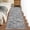 Light gray-2*6ft, variant on 4x6 Area Rug, Machine Washable Area Rug for Living Room, Solid Color Bedroom Rug, Non Slip Low Pile Large Dining Room Throw Carpet, Contemporary Carpet for Entryway Home Decor, Brown