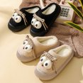 thumbnail image 4 of 2024 nuevas zapatillas de algodón de felpa de suela gruesa para mujeres invierno 2024 nuevas parejas de invierno cálidas de felpa de ojos versátiles, 4 of 5