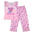 thumbnail image 3 of Sesame Street Toddler Girls' Abby Cadabby Twinkletastic Ruffle Sleeve Sleep Pajama Pant 2 Piece Sleepwear Set, 3 of 7