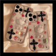 thumbnail image 4 of Funda de teléfono con diamantes de imitación 3D Kawaii Clear Hello Kitty, funda suave anticaída para iPhone 14, 13, 12, 11 Pro Max, XR, XS MAX, Y2k Girl, 4 of 4