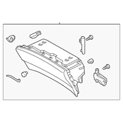 Genuine OE Ford Glove Box Assembly - HA1Z-58060T10-BE