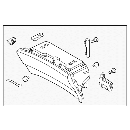 Genuine OE Ford Glove Box Assembly - HA1Z-58060T10-BE